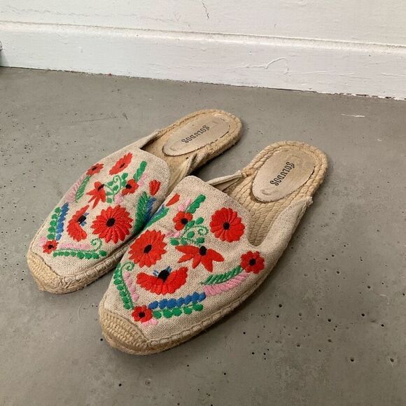 Soludos Ibiza Embroidered Mules - Picture 3 of 5